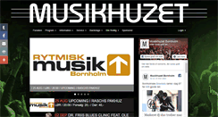 Desktop Screenshot of musikhuzet.dk